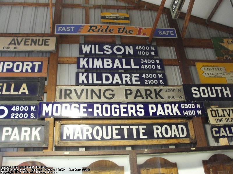 A sample of our many sign displays inside the barns (11/2005).