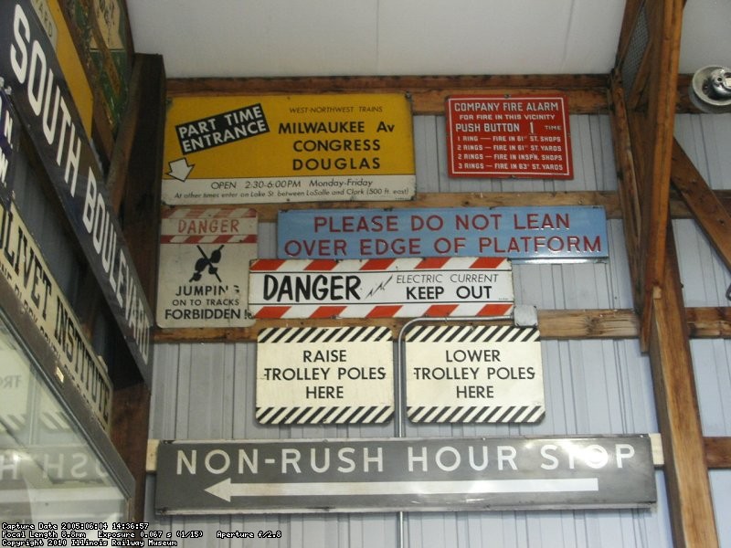 A sample of our many sign displays inside the barns (11/2005).