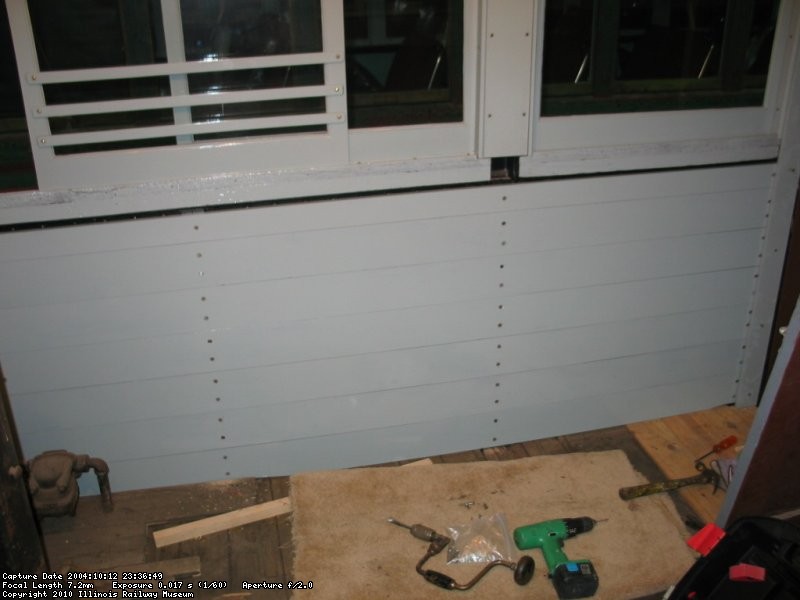 Interior cab wood panels made and installed