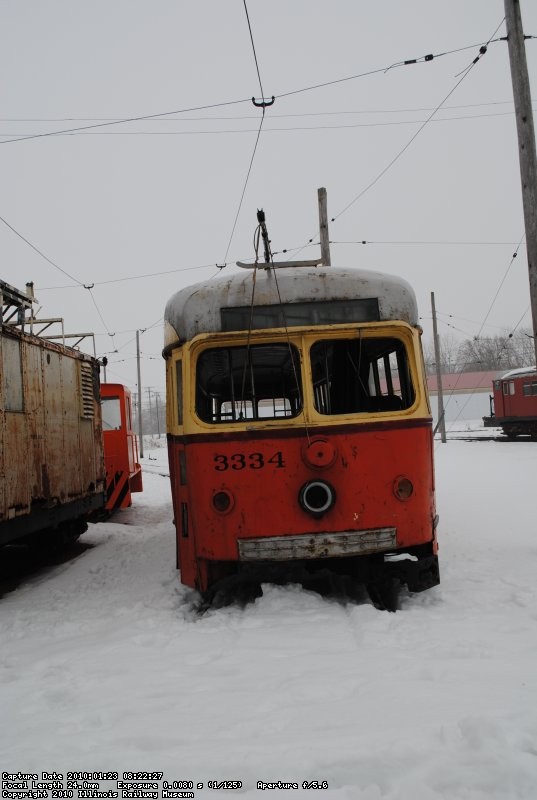 ex Boston 3334 awaiting its trip to Texas