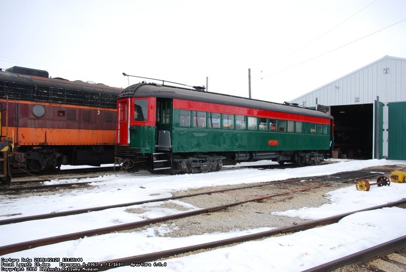 749 emerges from Barn 2 in fresh paint. 