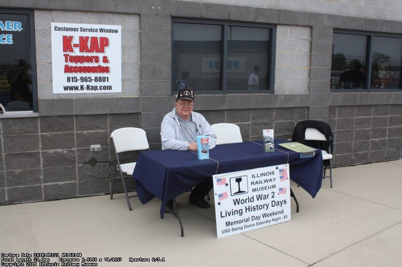 Ed Rosengren at the IRM info table.