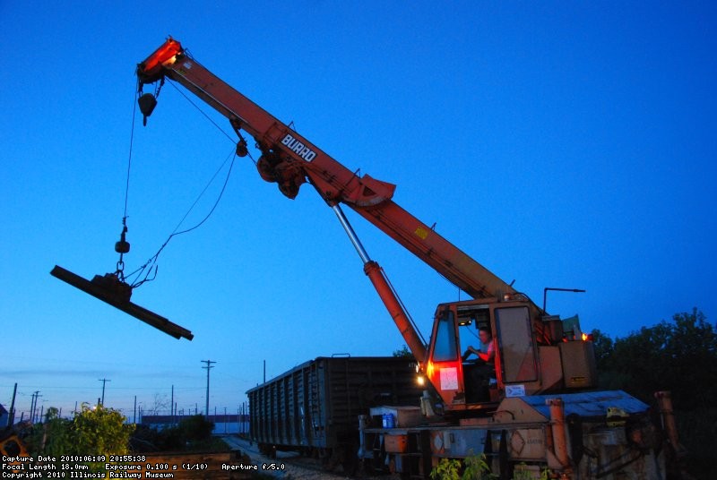 Scrap loading at Dusk