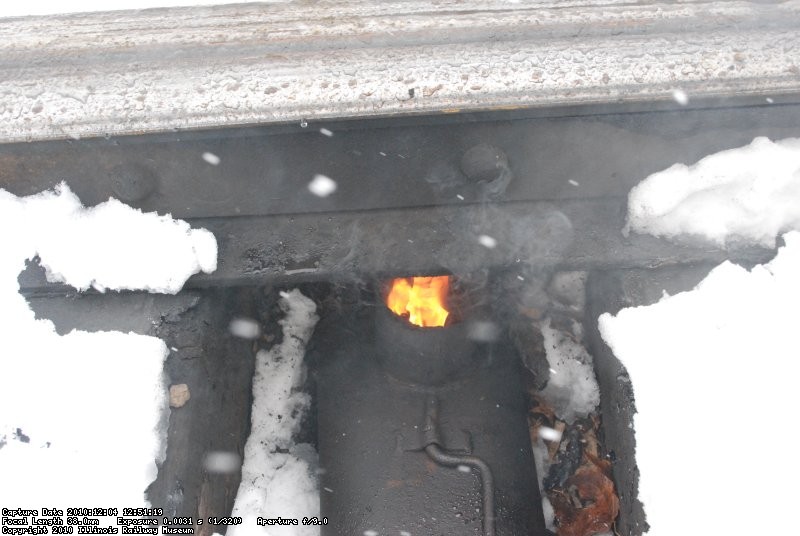 Application of liberal amounts of heat