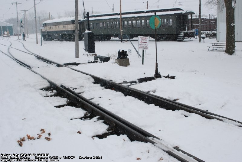 After letting the pots heat the rails for a few hours.