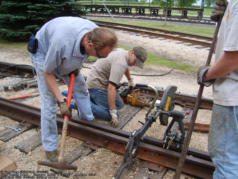 Adam and Jamie working on the new IJ's for signals