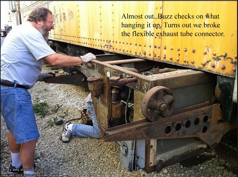 Rolling genset out