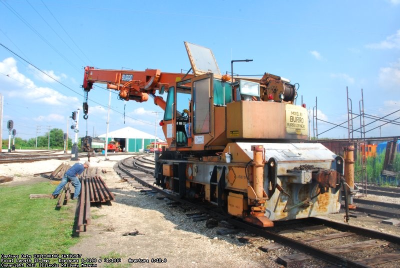 Mark and Adam stacking rail for the 31 track project.
