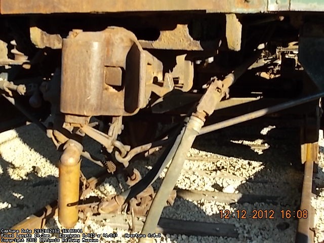 Carrier iron installed on  RI2524. Still to be mfg and installed is the bracket that holds signal line and air line    12-12-12