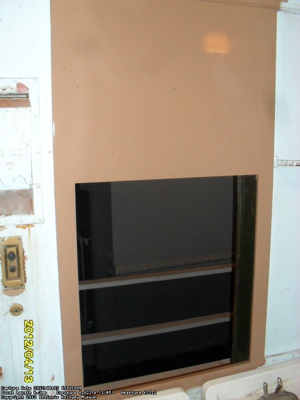 After the wall section was primed Roger, spray painted 3 coats of correct color! 4-13-12
