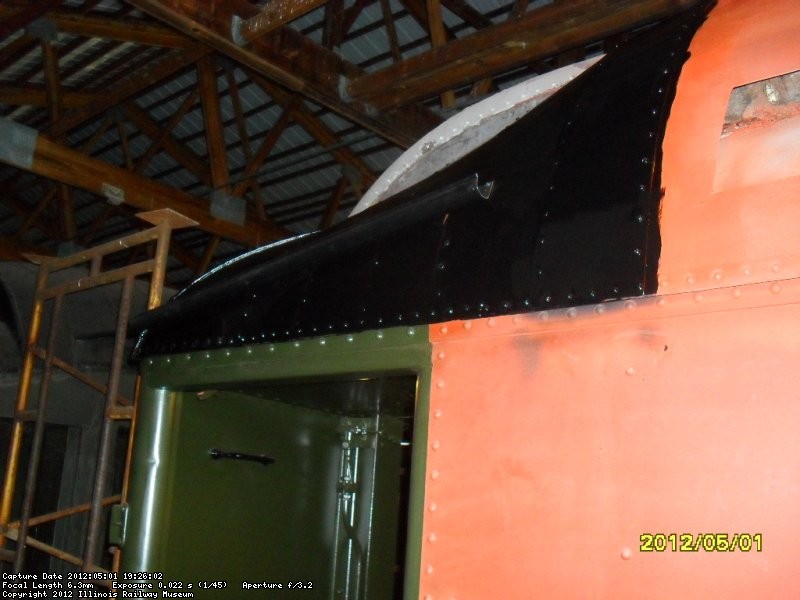 First coat of black paint  5-1-12     