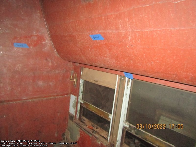 IMG 2595  Old paint removed in 1st compartment Ready for sanding!