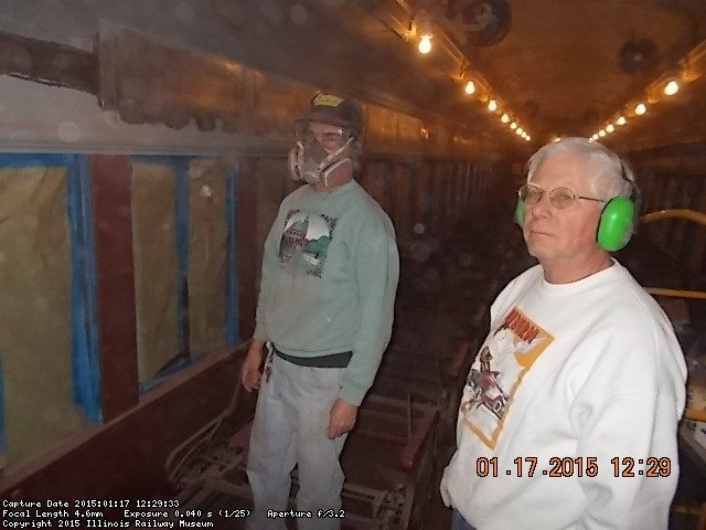 Mark and Rick have completed the sanding  DSCN1216