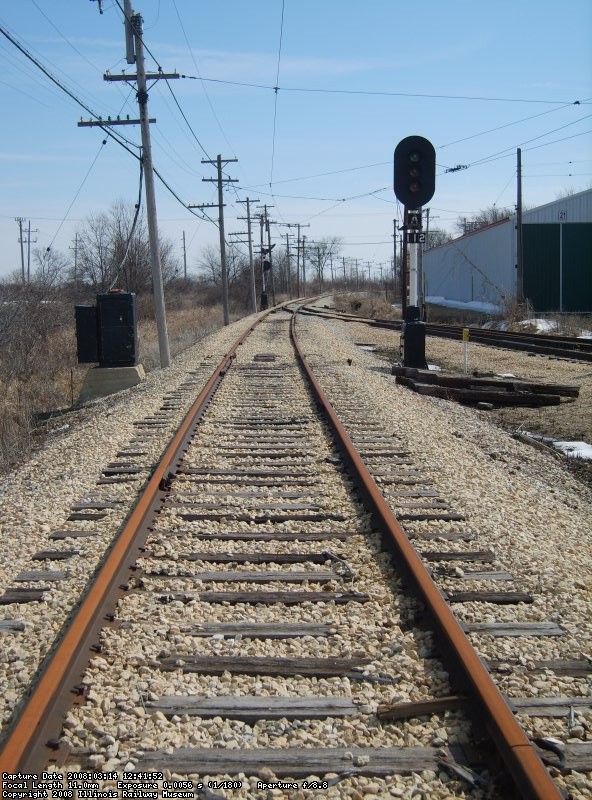 Looking East on the main from near barn 2