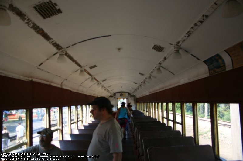 CRI&P 2612 Interior in service 25 Aug 2013
