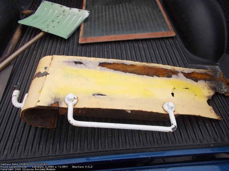 Another view of the rusty frame