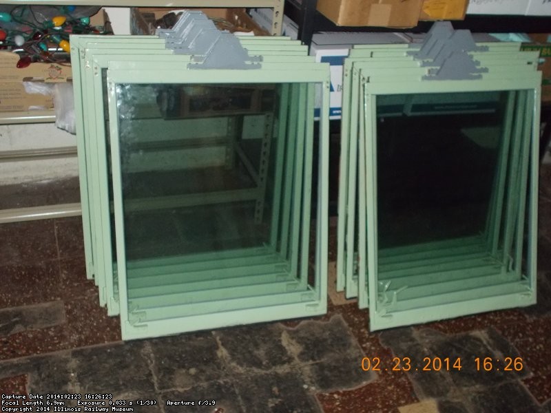 16 frames with glass installed ready for installation 2-23-14-                                     DSCN0736