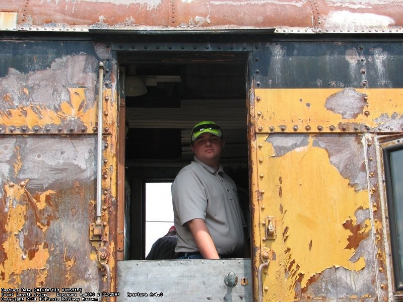 X-5000 volunteer Brian LaKemper - Photo by Chuck Trabert