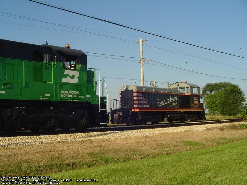 BN 5383 & CBQ 9255 07-29-07