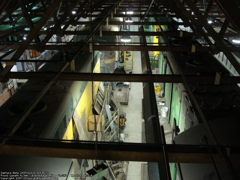 Birds eye view of the shop