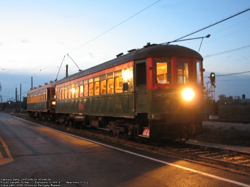 CNS&M 714-160 lay over on Station Tk 2