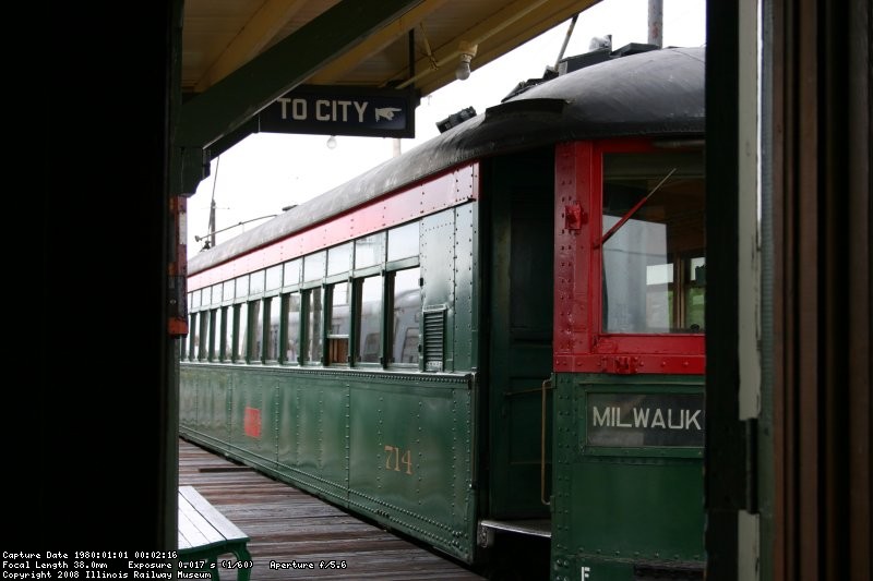 "inbound" train loading on east track before abandonment