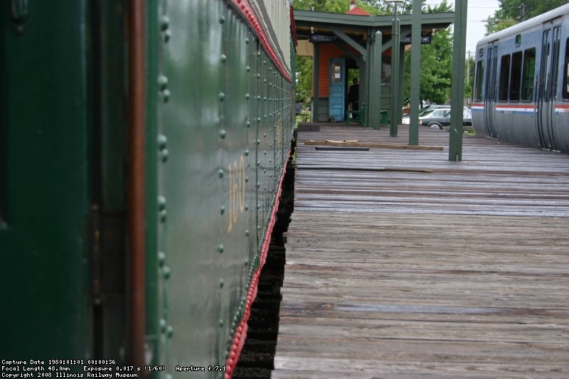 Transition between old and rebuilt decking