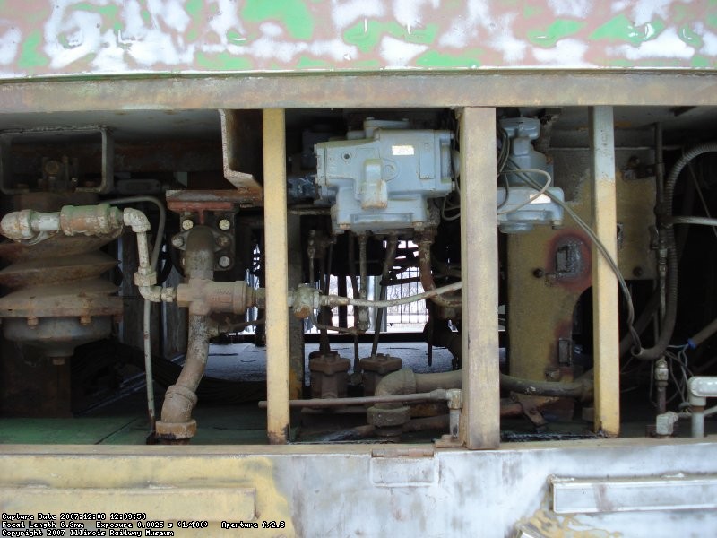 Work continues under the cab with electrical trough which rusted out, and the air brake valve supports