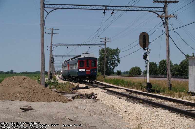 308/309 approaching Seeman Road ("Forest Park")