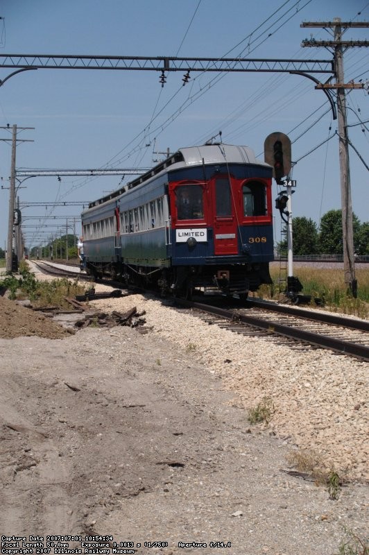 308/309 approaching Seeman Road ("Forest Park")