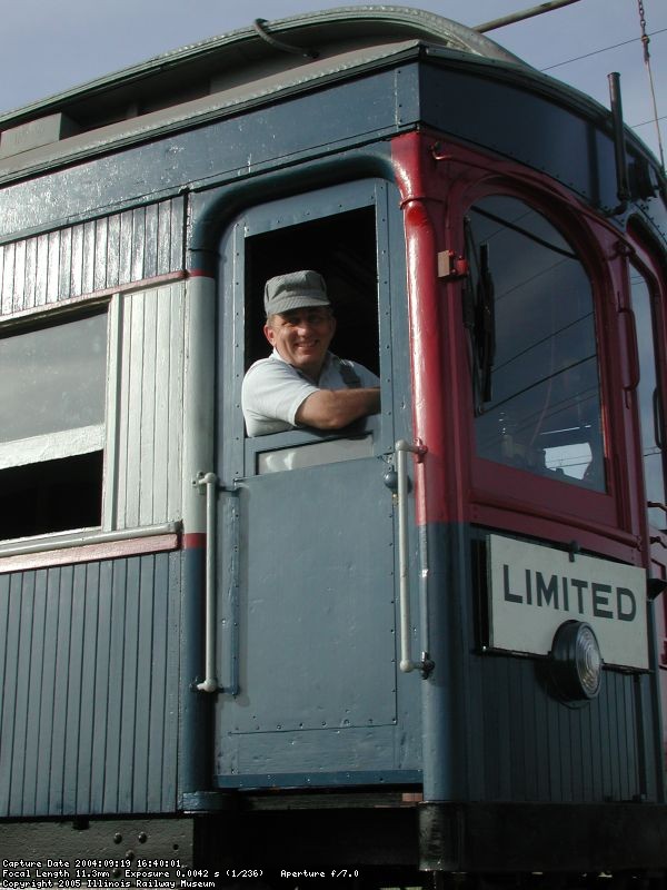 Randy Hicks running CA&E 308, Members' Day 2004