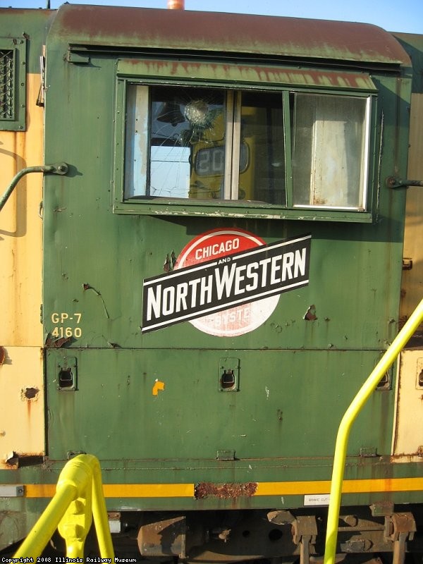 Engineer's side of CNW 4160