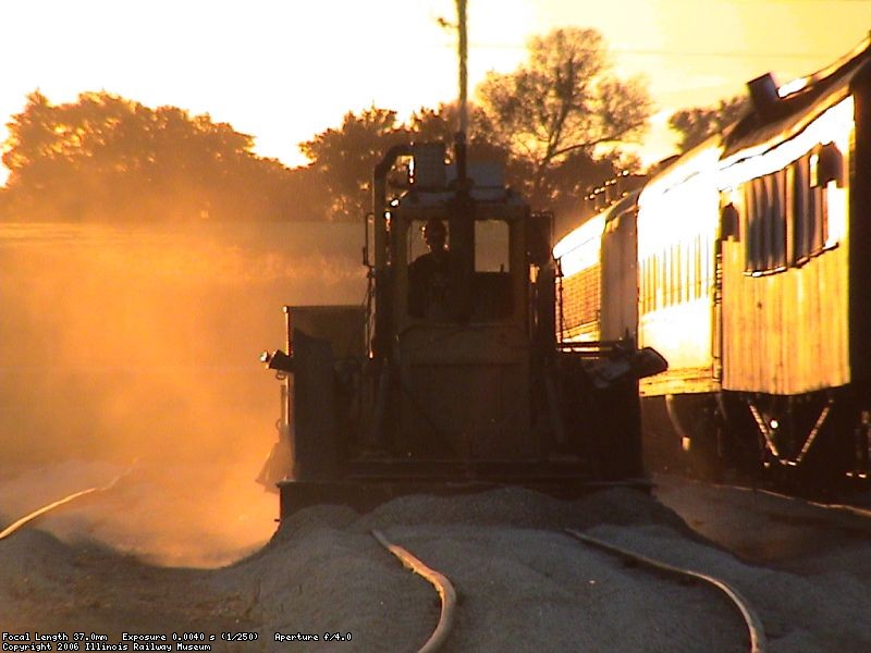 Regulating Yard 10 at Sunset  Sept 2004