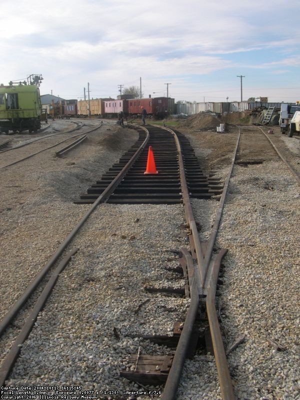 New Track in Yard 10 in prep for the Barn  Oct 2004