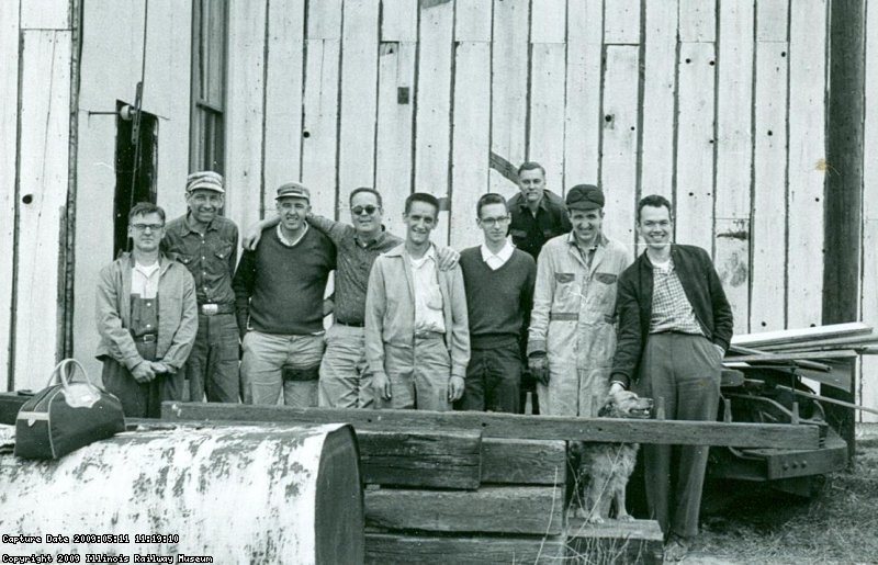 1963 - Ray Neuhaus, Bill McGregor, Bob Gibson (ERHS), George Clark, Bob Rayunec, Ken Stendler, Ed Mizerocki, Glenn Anderson, Bob Bruneau