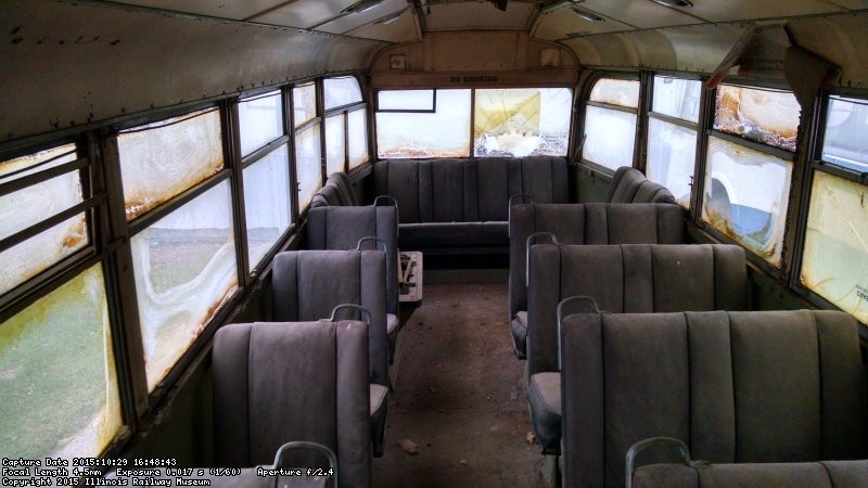 Interior of Conn Co 590, looking toward the back - 10/29/2015
