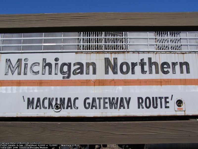 Exterior of Michigan Northern 671
