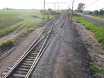 Looking west at Johnson siding. 