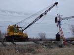 Highlight for Album: Signal work at Johnson siding