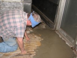 About 2 hours into the project on the Birmingham floor repair. 