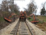 Highlight for Album: Brush mowing at Karstens 11/8/08.