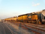 UP 3028 / CNW 6847 and 5 GP15s shortly before the departure from West Chicago to head north to the museum.