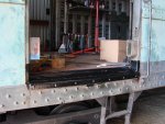 CNW 7700 baggage door frame rebuild autumn 2007