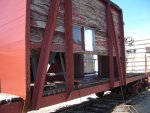 06.06.07 - KIRK WARNER HAS REMOVED THE LOWER SIX RUNS OF ROTTED SIDING.