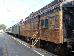 The coach train is ready for service - Photo by Brian LaKemper 