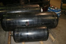 Air tanks reading for testing