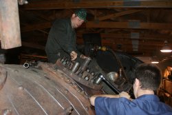 Refitting the inspection hatch