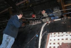 Removing the inspection hatch