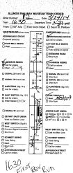 Train Order for the first service run