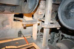 Repairs under the footplate